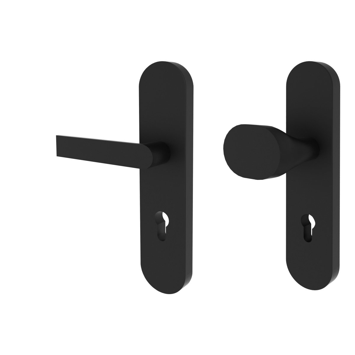 Schutzbeschlag Lunara GOM Mattschwarz - Meine Tür