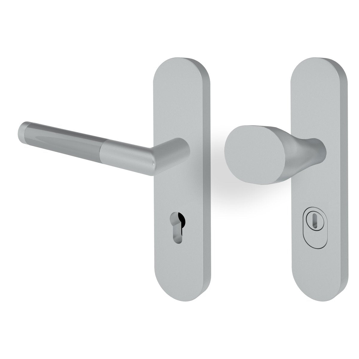 Schutzbeschlag Lunara MEN Edelstahl - Chrom - Meine Tür