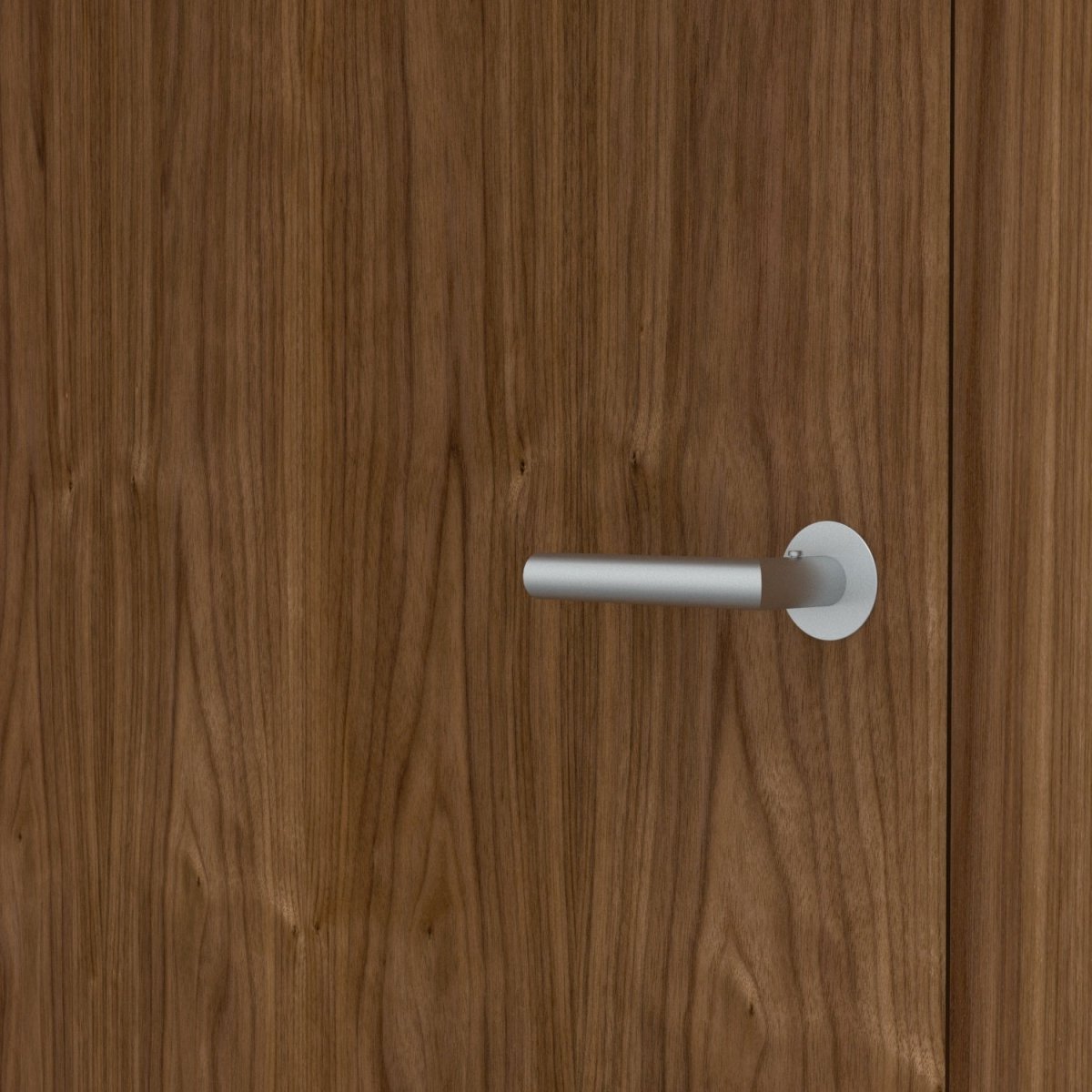 Stumpfeinschlagende Tür mit Zarge Amerikanisch Nussbaum lackiert | ohne Schlüssellochbohrung - Meine Tür