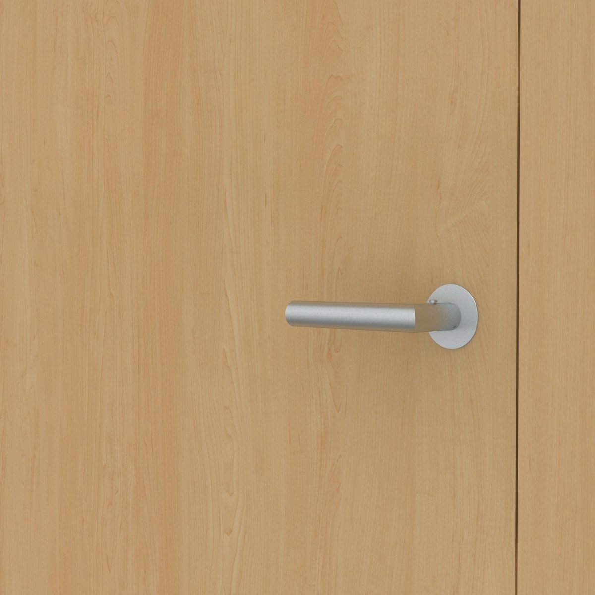 Stumpfeinschlagende Tür mit Zarge CPL Ahorn | ohne Schlüssellochbohrung - Meine Tür