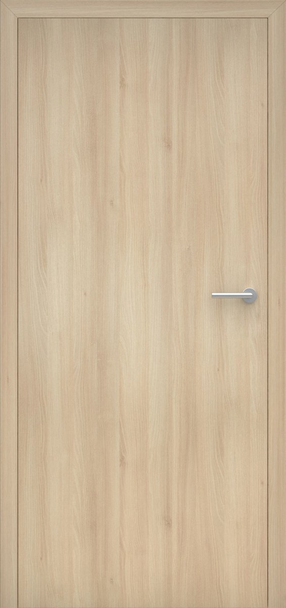 Stumpfeinschlagende Tür mit Zarge CPL Akazie | ohne Schlüssellochbohrung - Meine Tür