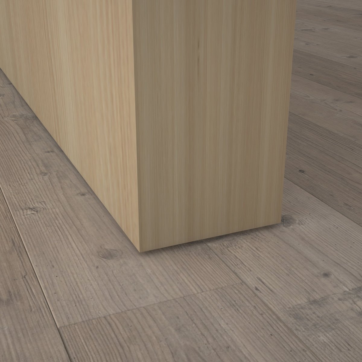 Stumpfeinschlagende Tür mit Zarge CPL Akazie | ohne Schlüssellochbohrung - Meine Tür