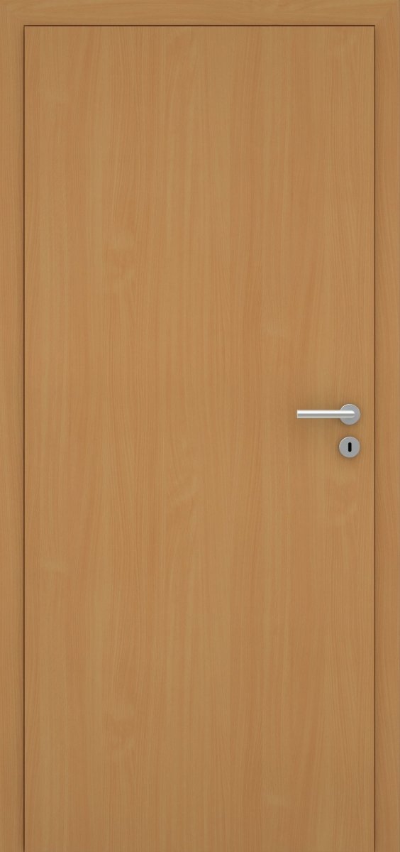 Stumpfeinschlagende Tür mit Zarge CPL Buche - Meine Tür