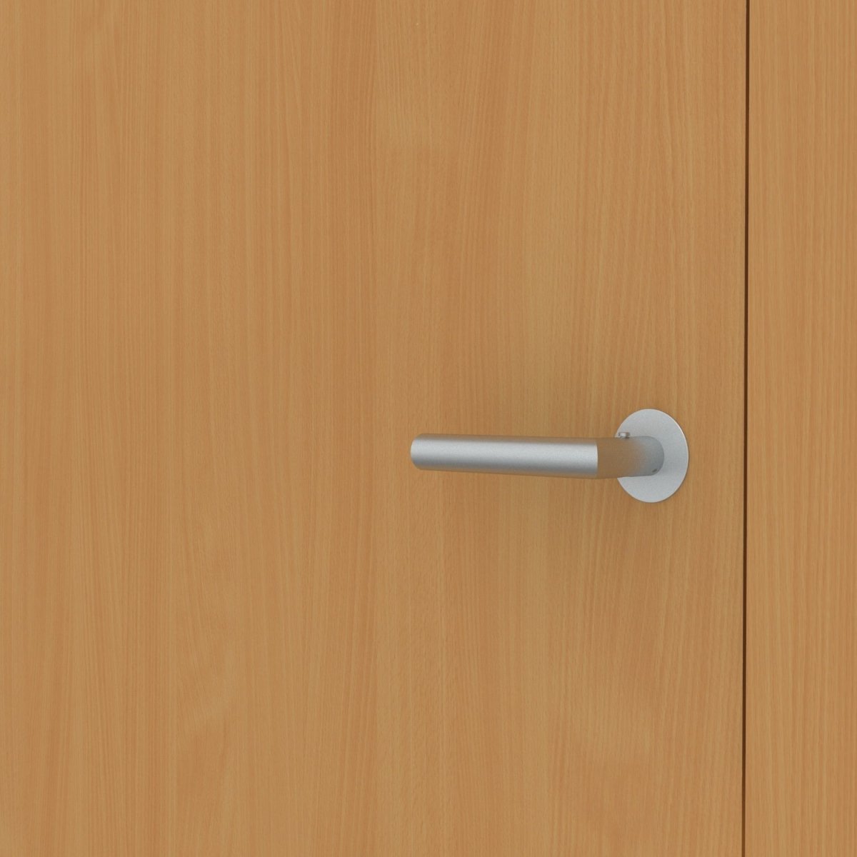 Stumpfeinschlagende Tür mit Zarge CPL Buche | ohne Schlüssellochbohrung - Meine Tür