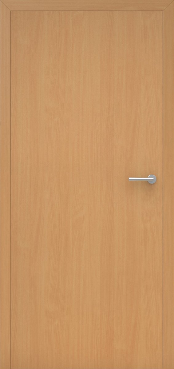 Stumpfeinschlagende Tür mit Zarge CPL Buche | ohne Schlüssellochbohrung - Meine Tür