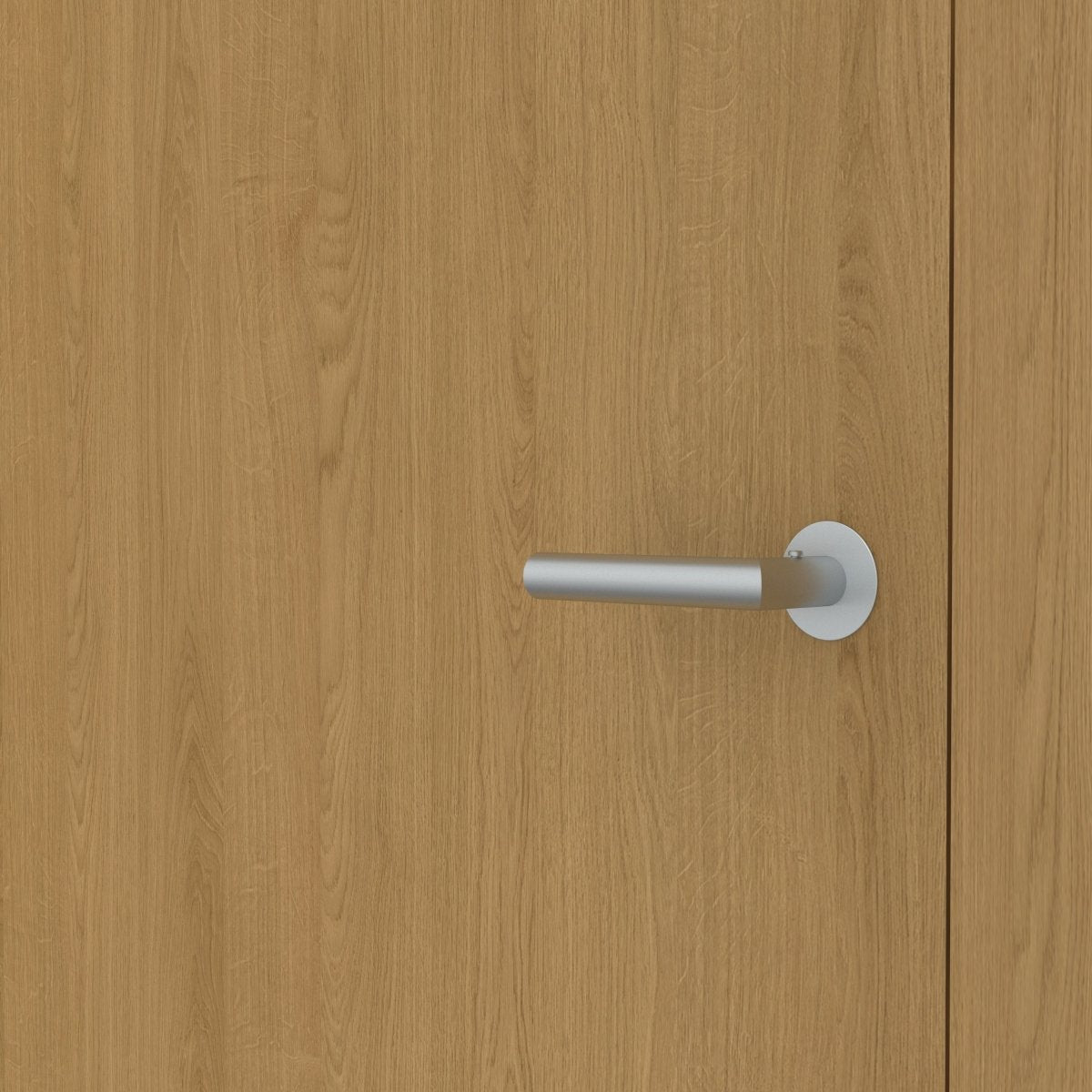 Stumpfeinschlagende Tür mit Zarge CPL Eiche Natur | ohne Schlüssellochbohrung - Meine Tür