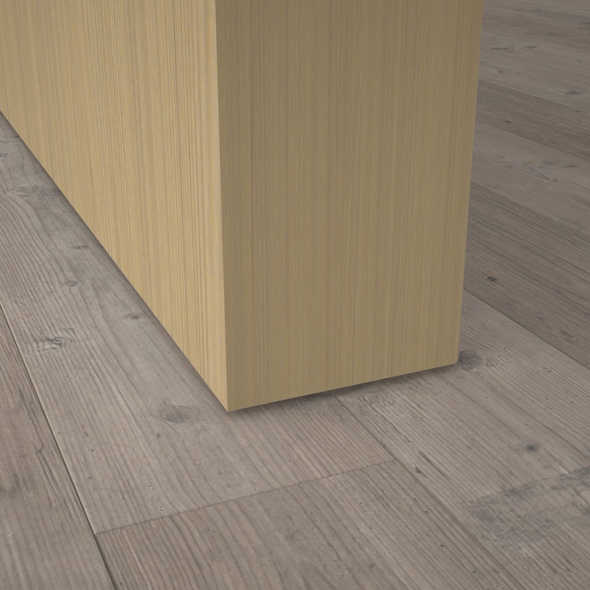 Stumpfeinschlagende Tür mit Zarge CPL Eiche Naturbeige - Meine Tür