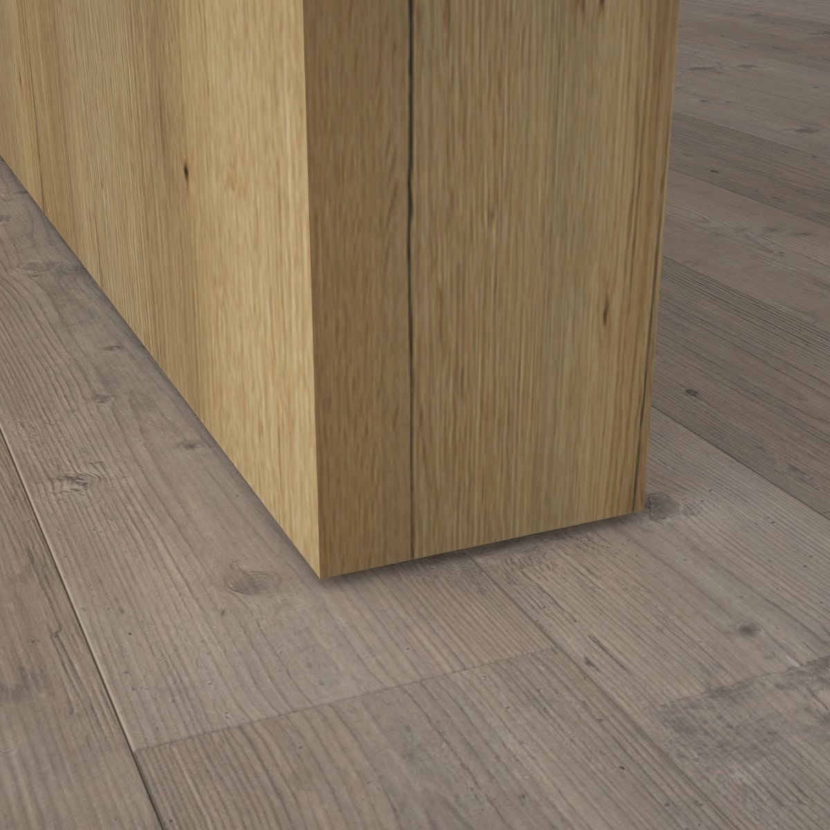 Stumpfeinschlagende Tür mit Zarge CPL Lennart Eiche Natur - Meine Tür