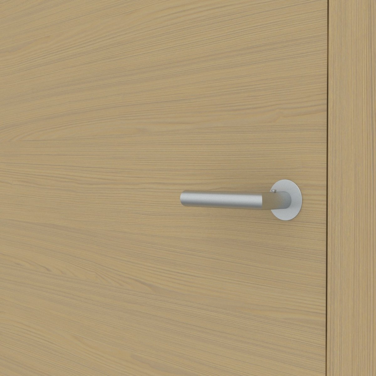 Stumpfeinschlagende Tür mit Zarge CPL Mattline Eiche Naturbeige Queroptik | ohne Schlüssellochbohrung - Meine Tür