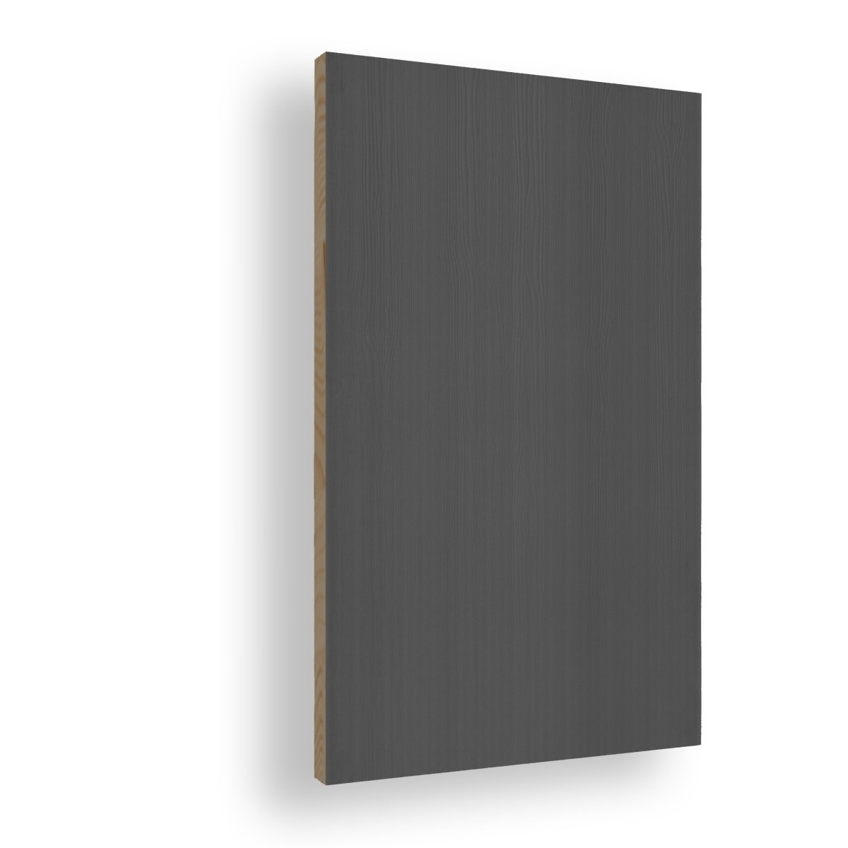 Stumpfeinschlagende Tür mit Zarge CPL Mattline Mineralgrau | ohne Schlüssellochbohrung - Meine Tür