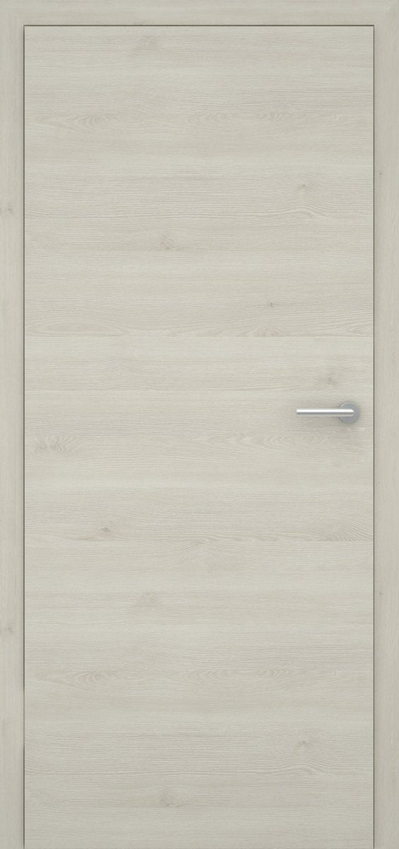 Stumpfeinschlagende Tür mit Zarge CPL Merrx Ivory Queroptik | ohne Schlüssellochbohrung - Meine Tür
