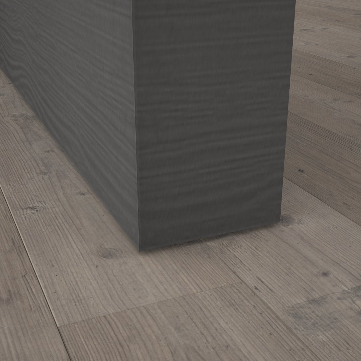 Stumpfeinschlagende Tür mit Zarge CPL Mineralgrau Queroptik - Meine Tür