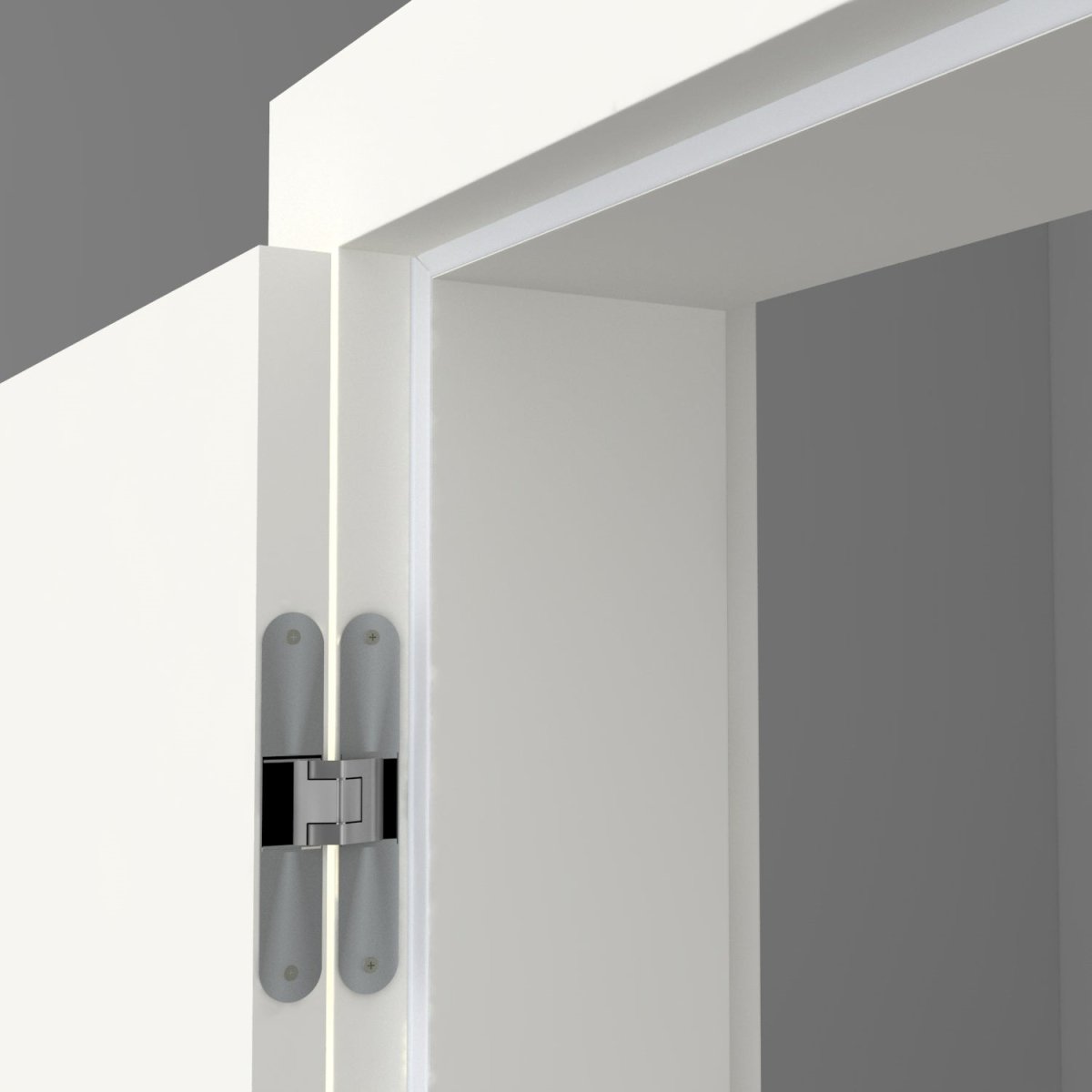 Stumpfeinschlagende Tür mit Zarge CPL Nanoline Mattweiß RAL 9016 - Meine Tür