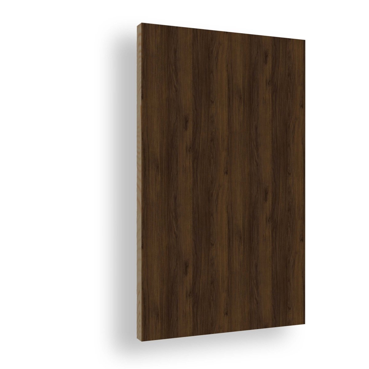 Stumpfeinschlagende Tür mit Zarge CPL Nussbraun - Meine Tür