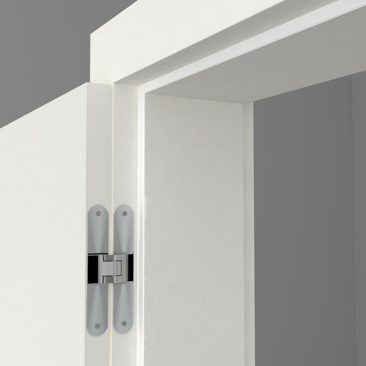 Stumpfeinschlagende Tür mit Zarge CPL Uni weiß RAL 9016 | ohne Schlüssellochbohrung - Meine Tür