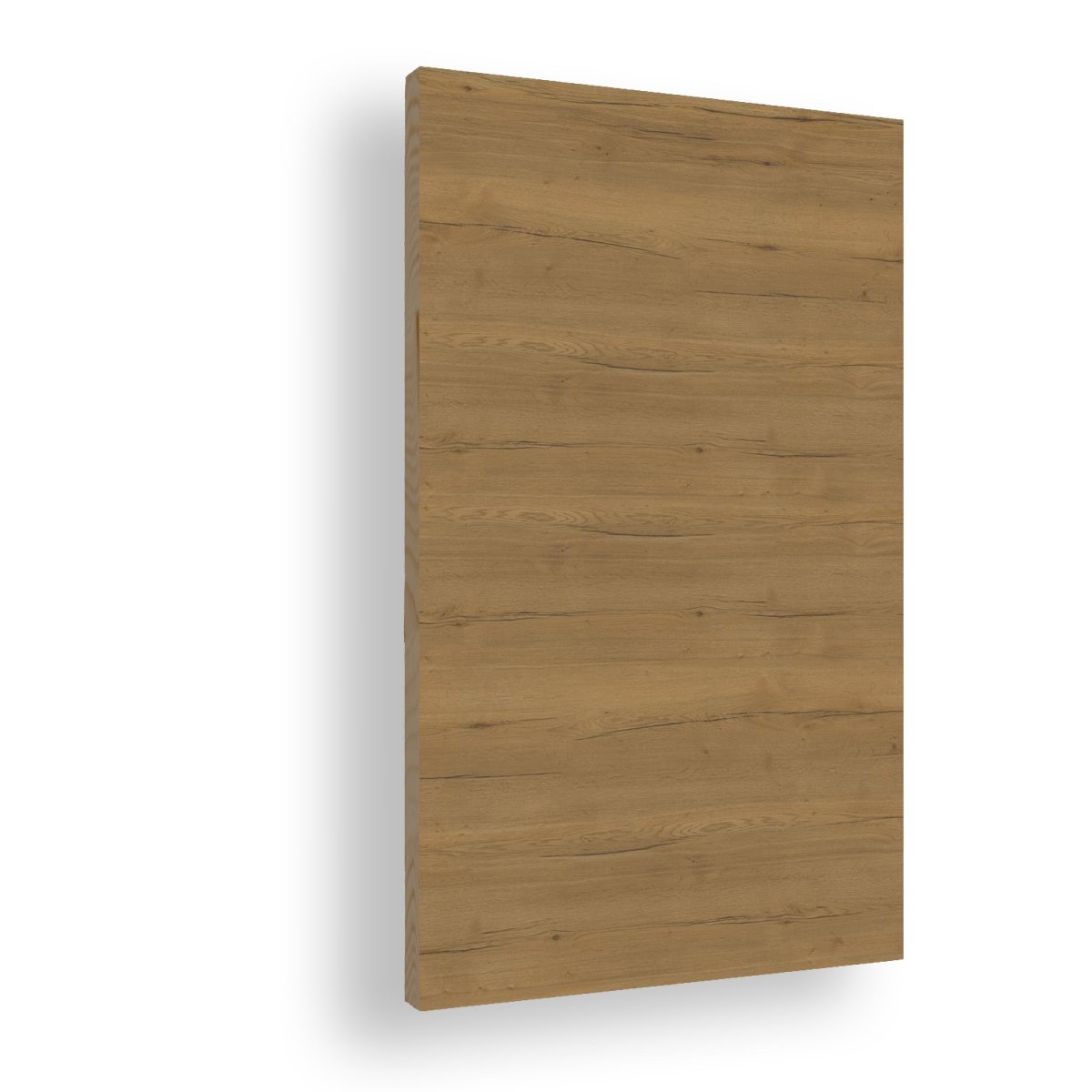 Stumpfeinschlagende Tür mit Zarge CPL Vicco Eiche Honig Queroptik - Meine Tür