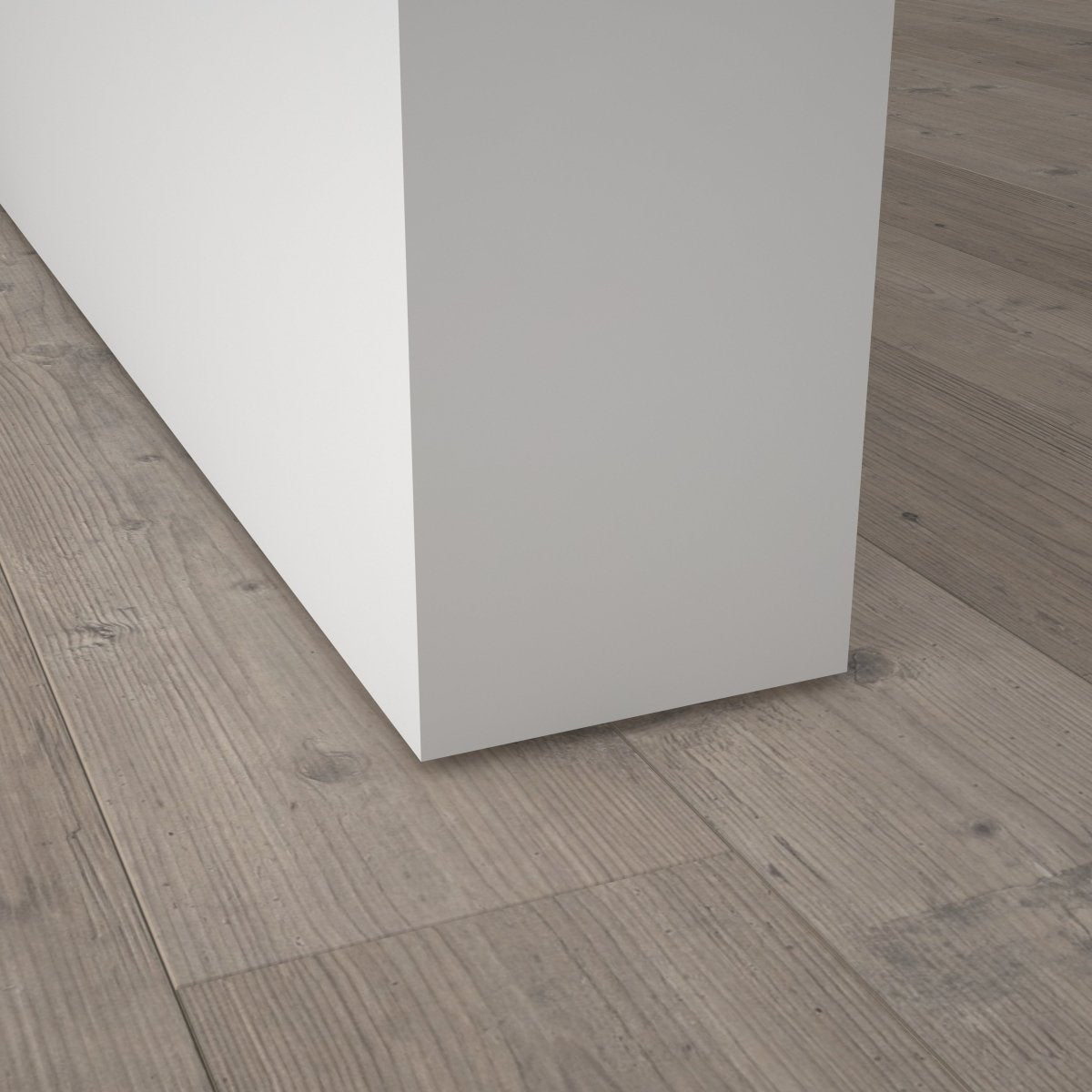 Stumpfeinschlagende Tür mit Zarge CPL Weißlack RAL 9003 - Meine Tür