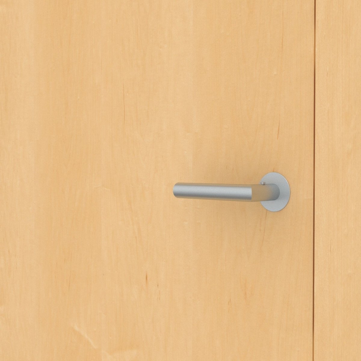 Stumpfeinschlagende Tür mit Zarge Echtholz Ahorn lackiert | ohne Schlüssellochbohrung - Meine Tür