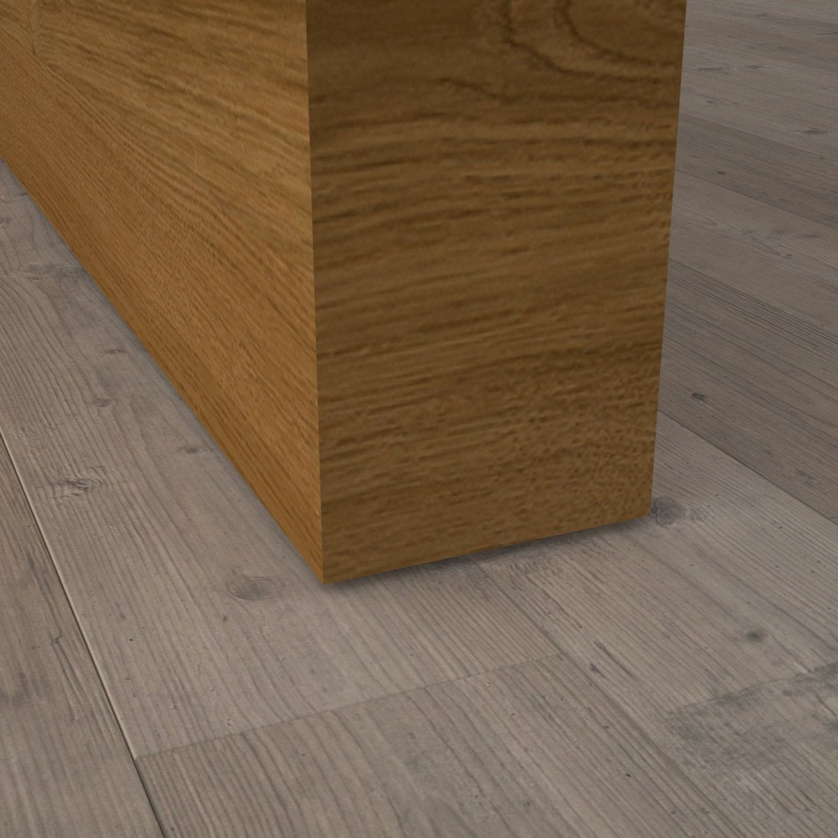 Stumpfeinschlagende Tür mit Zarge Echtholz Asteiche geölt Queroptik - Meine Tür