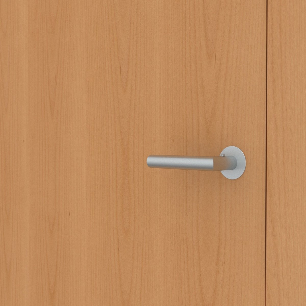 Stumpfeinschlagende Tür mit Zarge Echtholz Buche lackiert | ohne Schlüssellochbohrung - Meine Tür