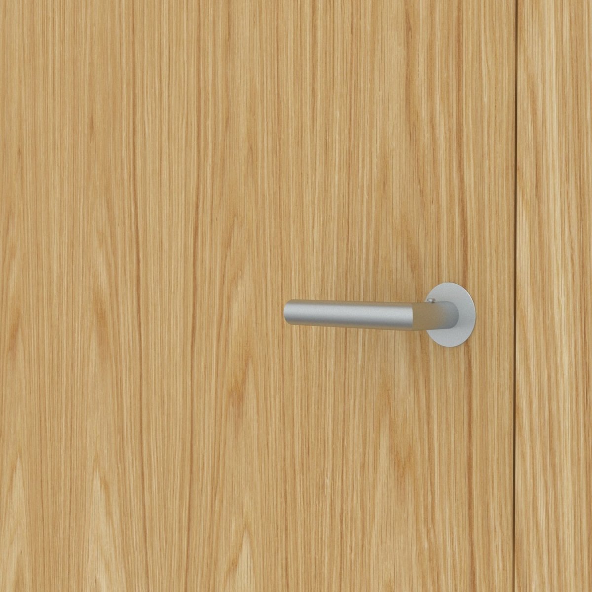 Stumpfeinschlagende Tür mit Zarge Echtholz Eiche Natur lackiert | ohne Schlüssellochbohrung - Meine Tür