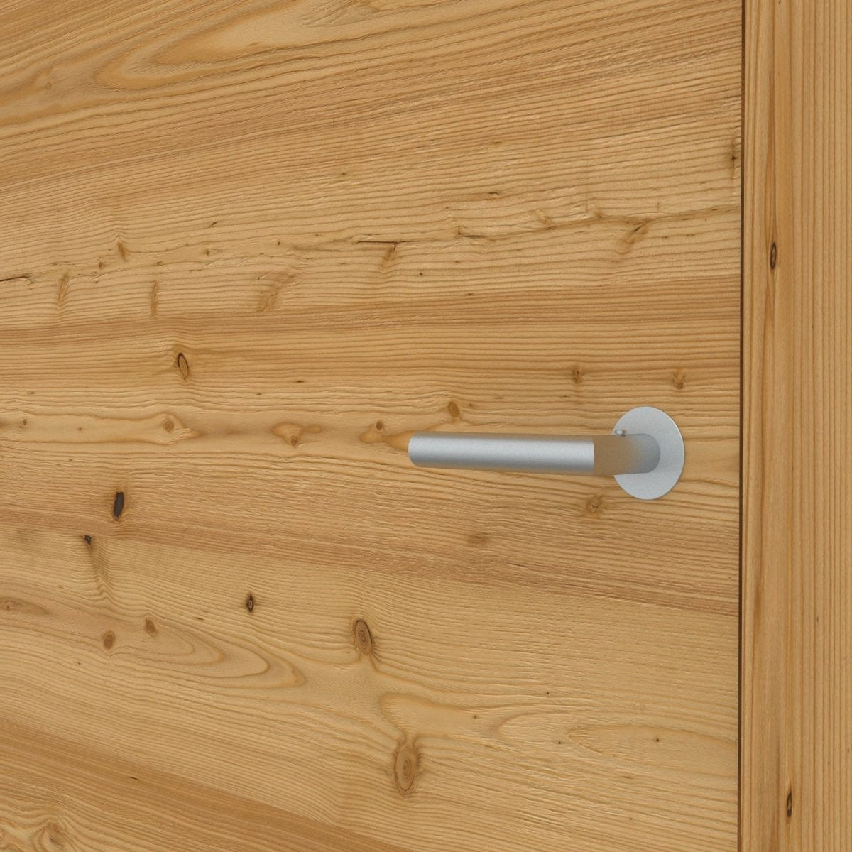 Stumpfeinschlagende Tür mit Zarge Echtholz Lärche Crack hell Queroptik | ohne Schlüssellochbohrung - Meine Tür