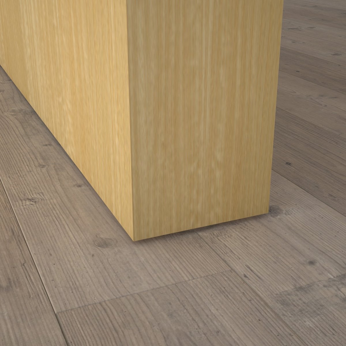 Stumpfeinschlagende Tür mit Zarge Echtholz Limba lackiert - Meine Tür