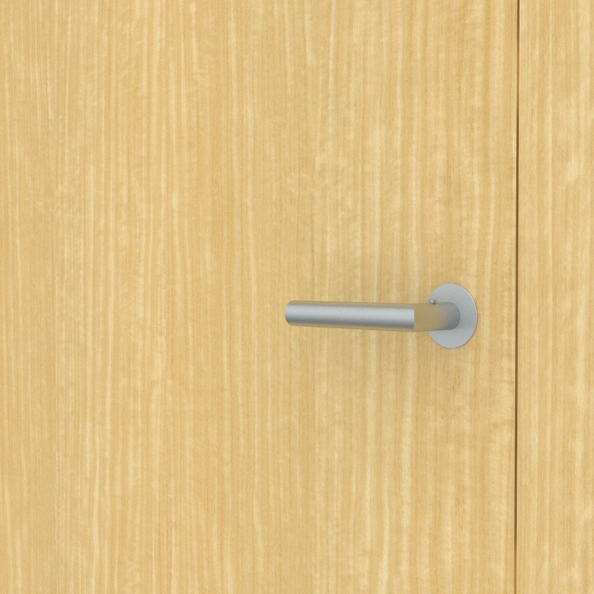 Stumpfeinschlagende Tür mit Zarge Echtholz Limba lackiert | ohne Schlüssellochbohrung - Meine Tür