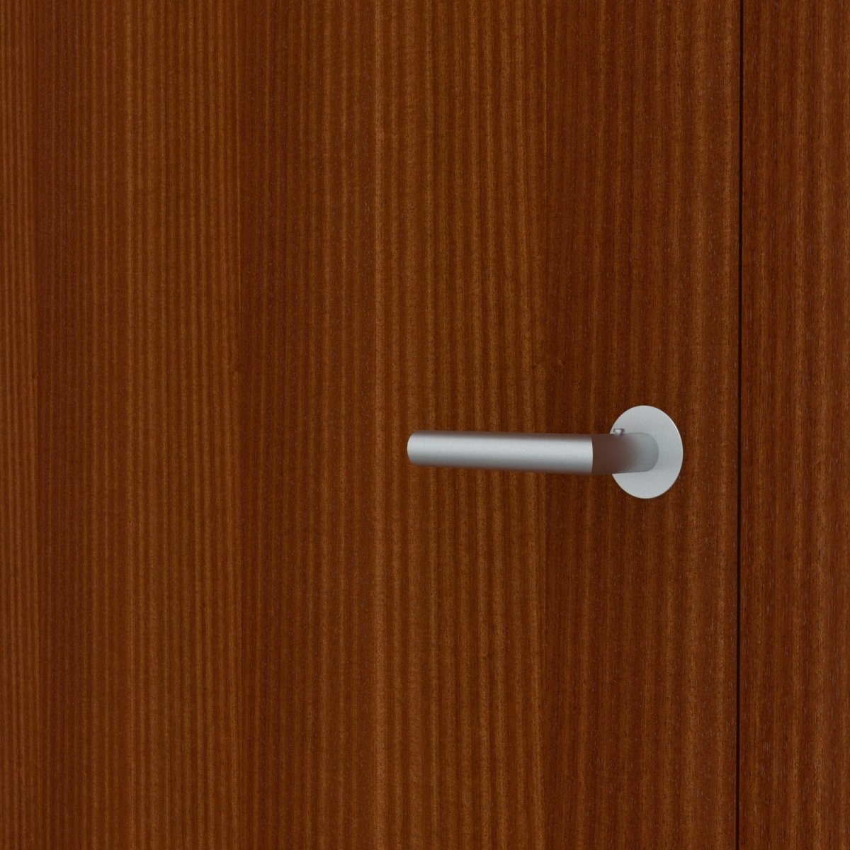 Stumpfeinschlagende Tür mit Zarge Echtholz Mahagoni lackiert | ohne Schlüssellochbohrung - Meine Tür