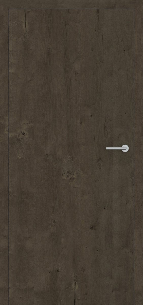 Stumpfeinschlagende Tür mit Zarge Echtholz Risseiche Altholz | ohne Schlüssellochbohrung - Meine Tür