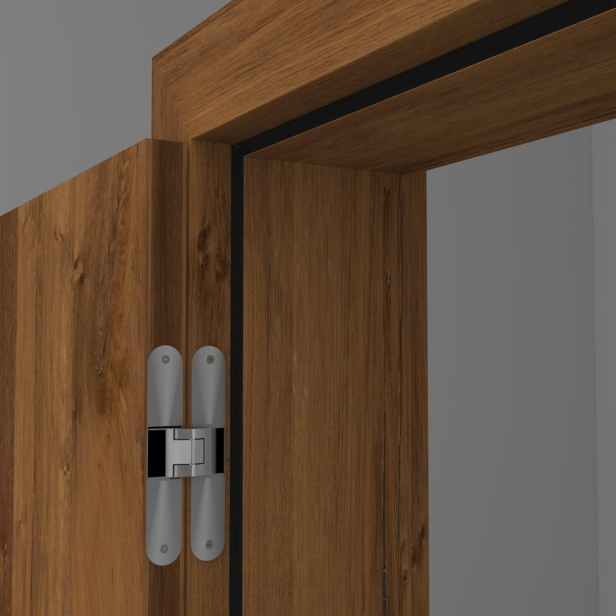 Stumpfeinschlagende Tür mit Zarge Echtholz Risseiche Bronc - Meine Tür