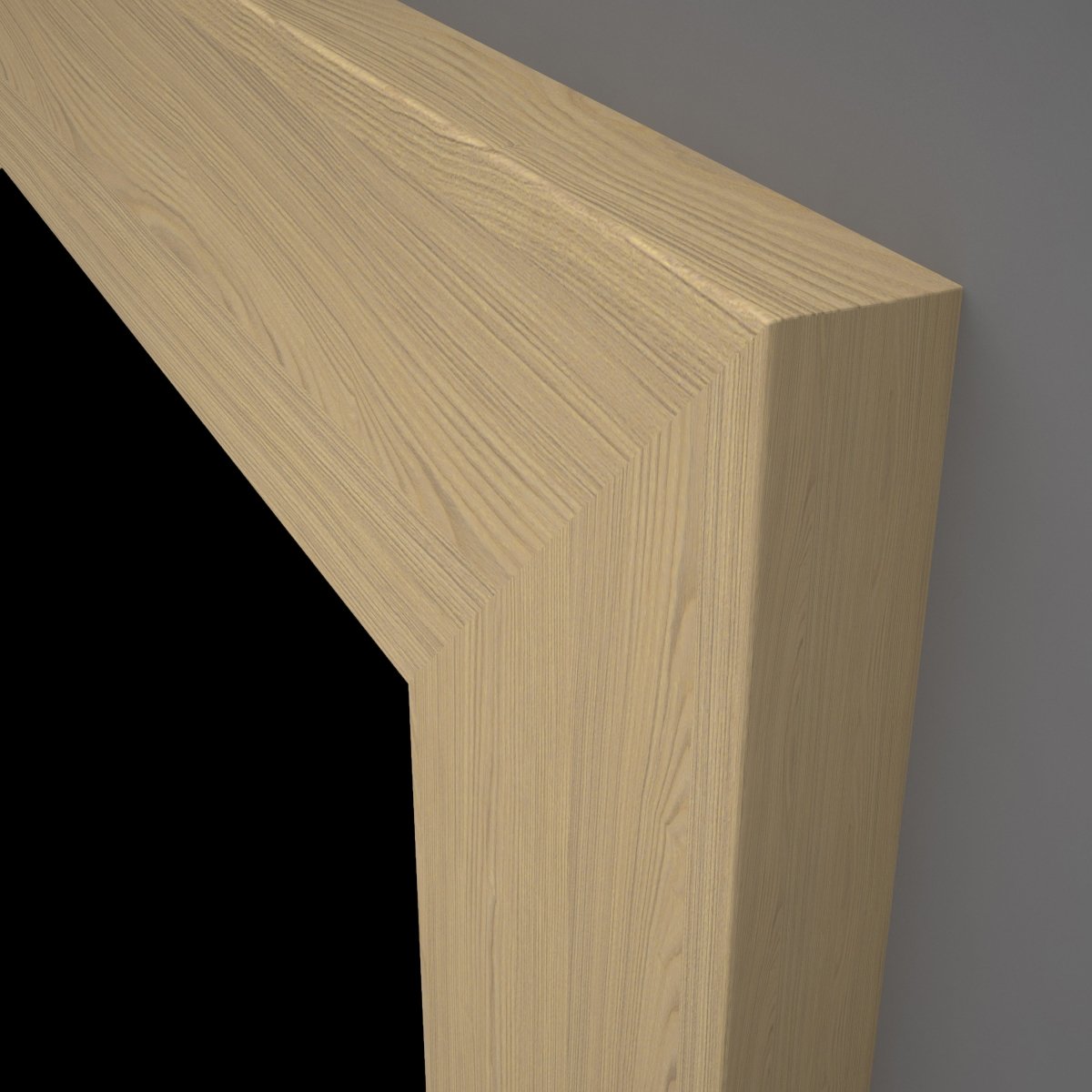 Tür mit Zarge CPL Mattline Naturbeige Queroptik - Meine Tür