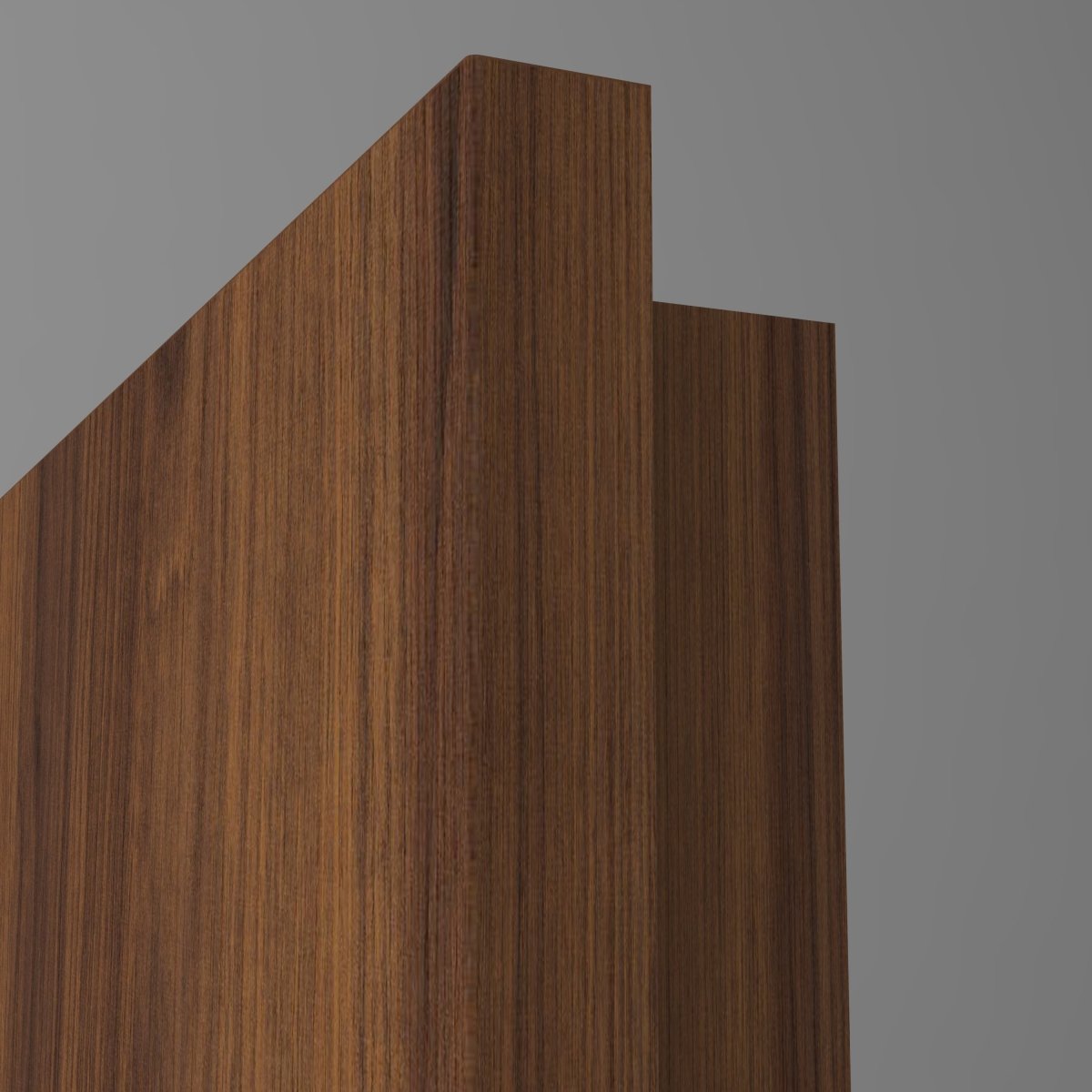 Tür mit Zarge CPL Mattline Nussbraun - Meine Tür