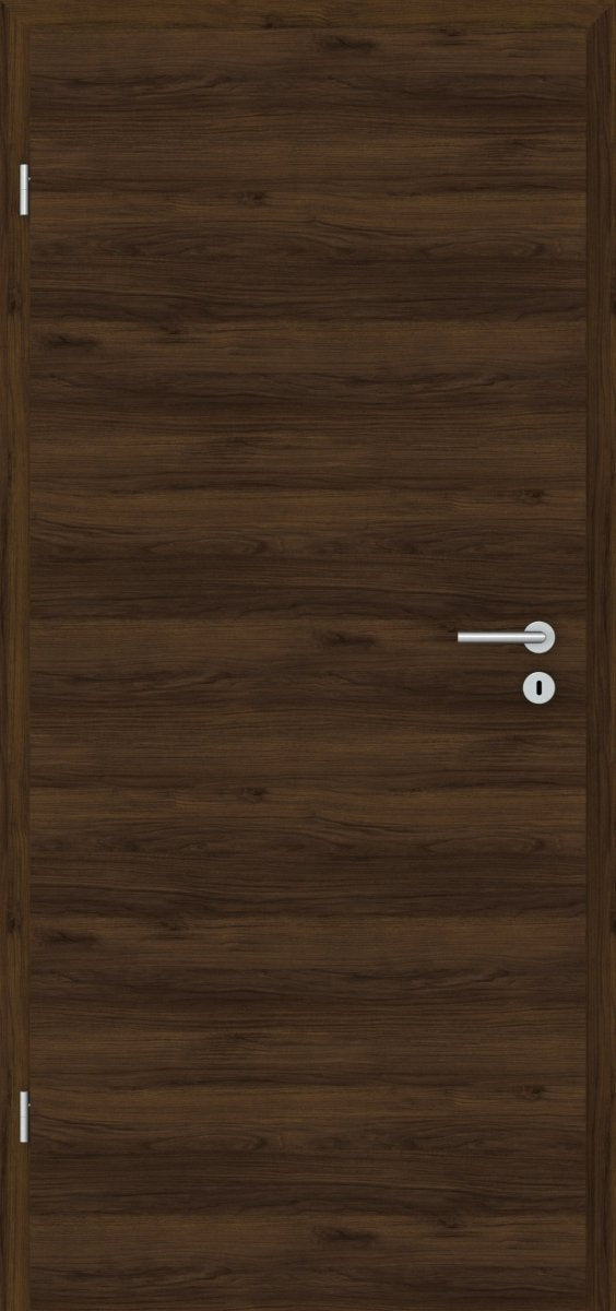 Tür mit Zarge CPL Mattline Nussbraun Queroptik - Meine Tür