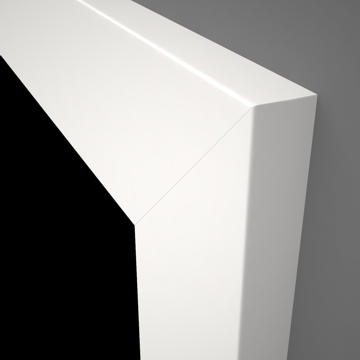 Tür mit Zarge CPL Nanoline Mattweiß RAL 9016 - Meine Tür