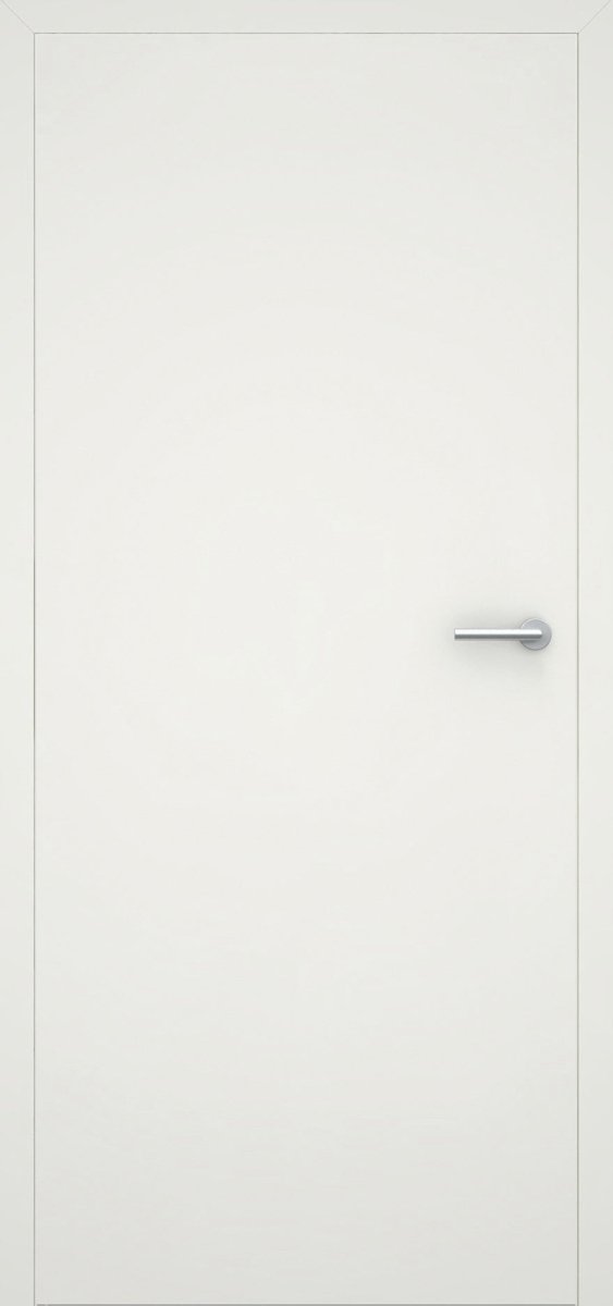 Tür mit Zarge CPL Weißlack RAL 9010 Stumpfeinschlagend | ohne Schlüssellochbohrung - Meine Tür