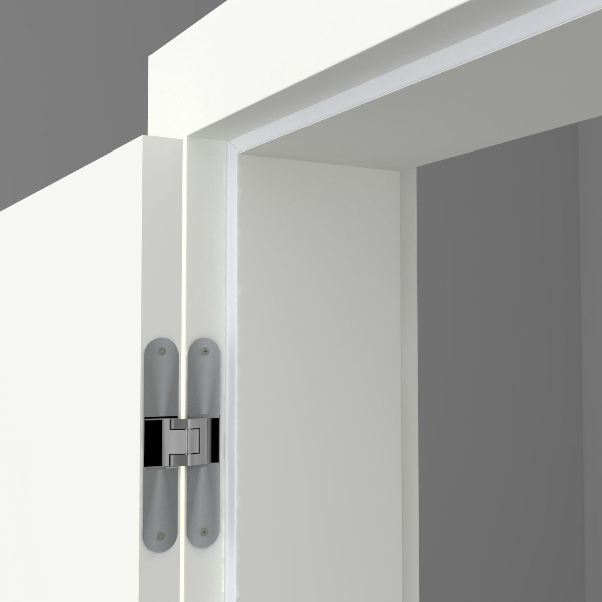 Tür mit Zarge CPL Weißlack RAL 9010 Stumpfeinschlagend | ohne Schlüssellochbohrung - Meine Tür