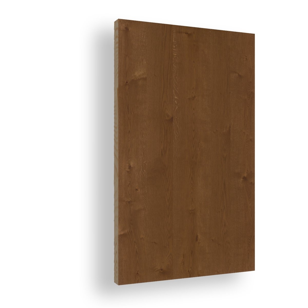 Tür mit Zarge Echtholz Asteiche Rot/Braun matt lackiert - Meine Tür