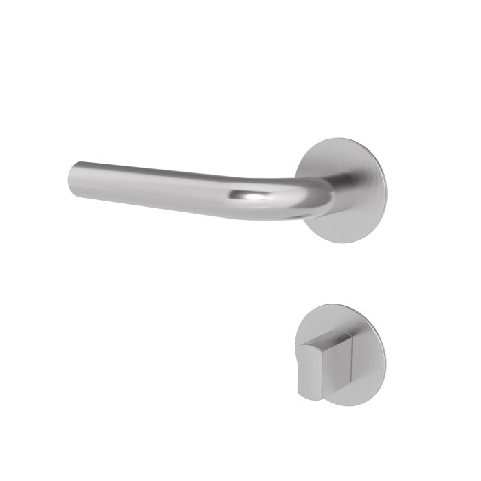 Türgriff Edelstahl matt poliert Comfort JUI - Flachrosette - Meine Tür