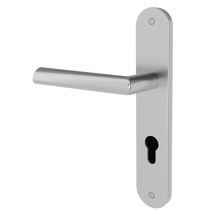 Türgriff Nimbus IBI Edelstahl - Chrom Langschild rund - Meine Tür