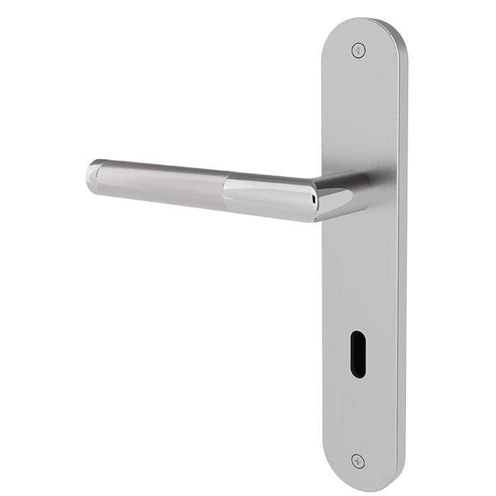 Türgriff Nimbus MEN Edelstahl - Chrom Langschild rund - Meine Tür