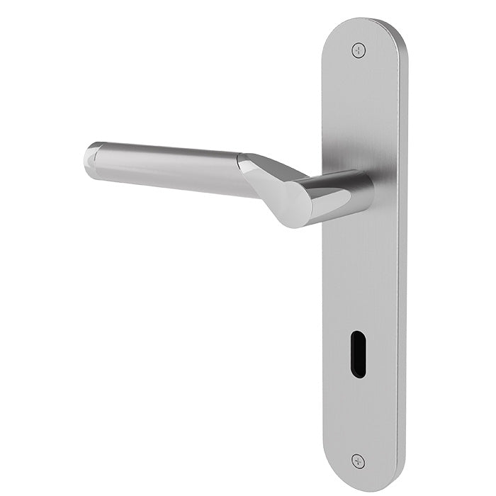 Türgriff Nimbus SEV Edelstahl - Chrom Langschild rund - Meine Tür