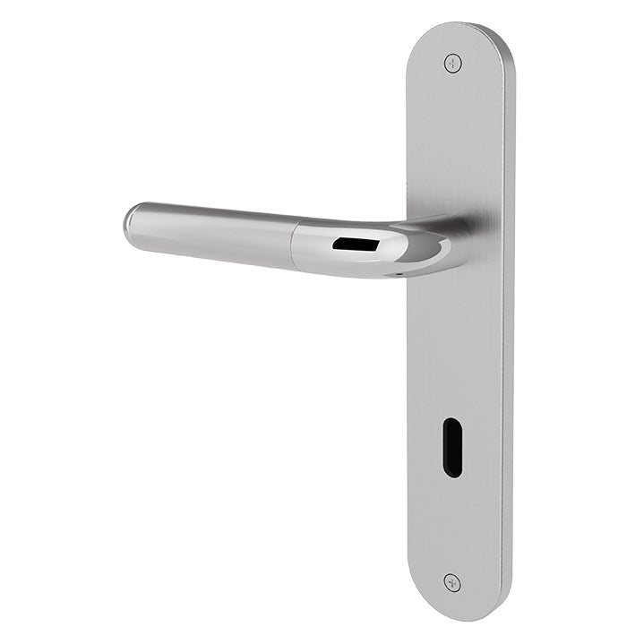 Türgriff Nimbus VIV Edelstahl - Chrom Langschild rund - Meine Tür