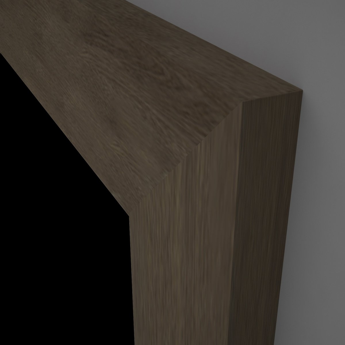 WE - Tür Zarge Echtholz Risseiche Altholz mit eckiger Kante - Meine Tür