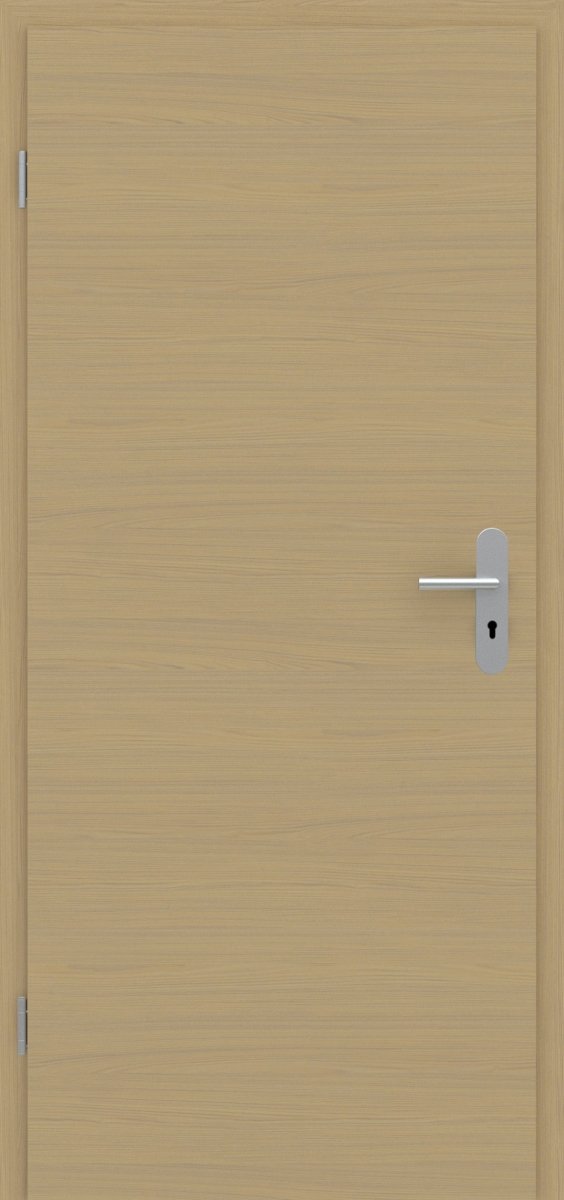 Wohnungseingangstür mit Zarge CPL Mattline Naturbeige Queroptik - Meine Tür