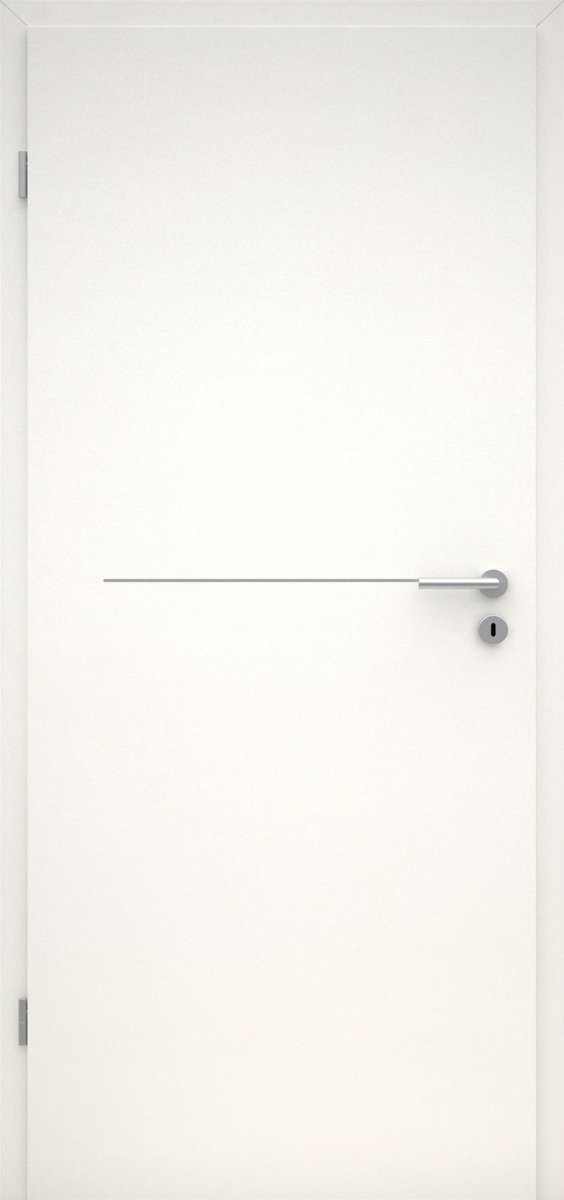 CPL Uni weiß RAL 9016 Innentür mit Lisene L7 - Meine Tür