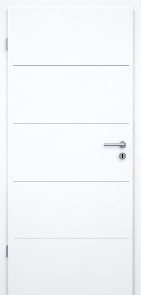 CPL Weißlack RAL 9003 Innentür mit Lisene L1 - Meine Tür