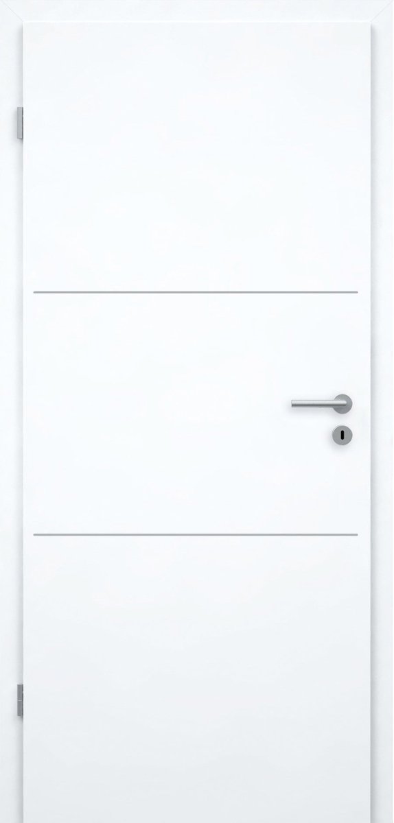 CPL Weißlack RAL 9003 Innentür mit Lisene L3 - Meine Tür