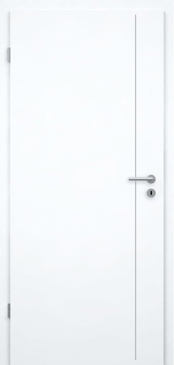 CPL Weißlack RAL 9003 Innentür mit Lisene L5 - Meine Tür