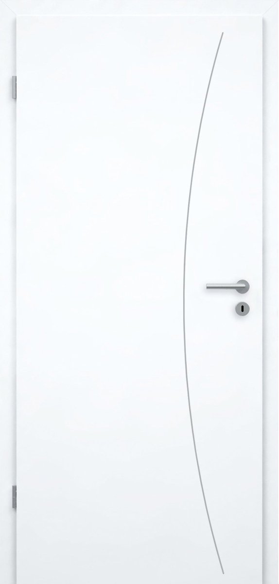 CPL Weißlack RAL 9003 Innentür mit Lisene L9 - Meine Tür